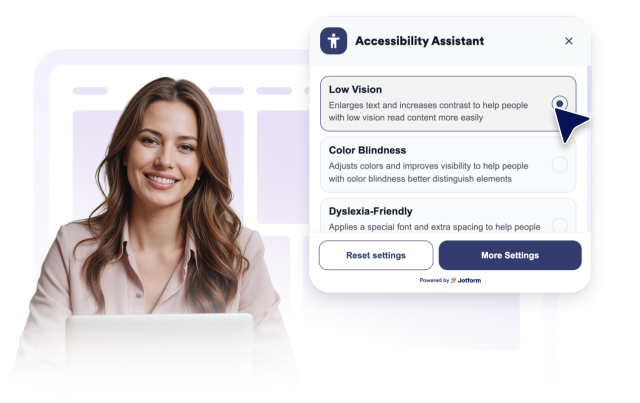 Give Visitors One-Click Accessibility Presets