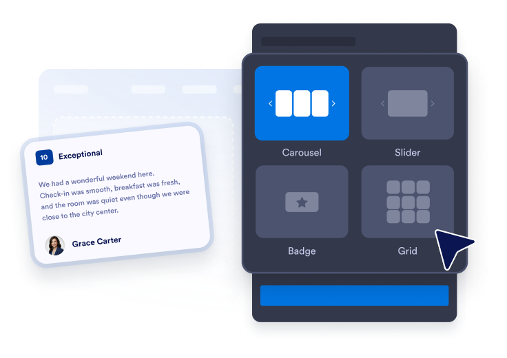 Customize your widget