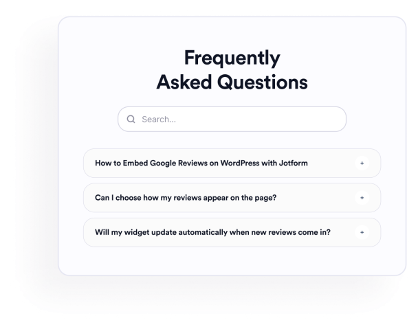 Create Your Own FAQ Widget in Seconds for Your Website