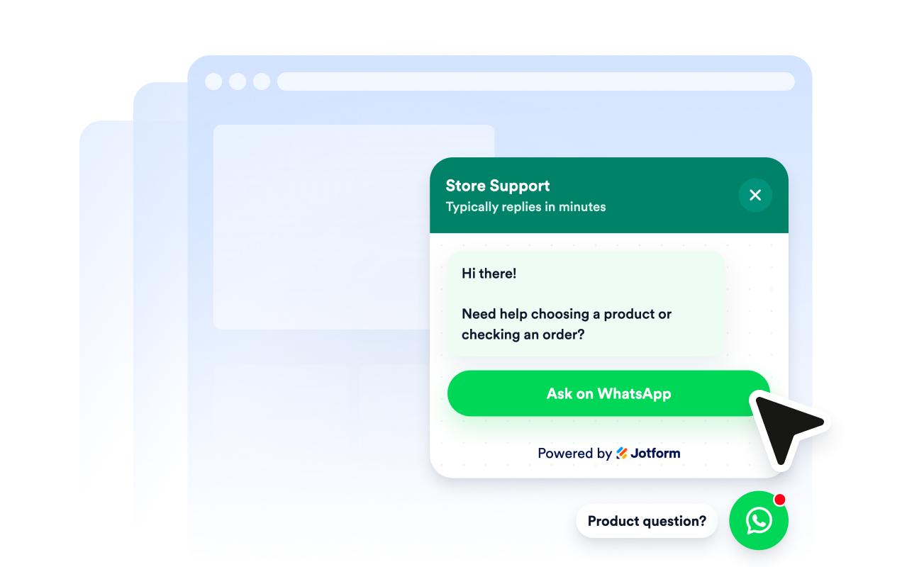 Set expectations before chats begin