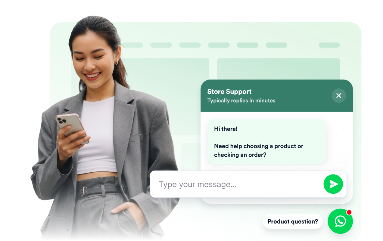 Collect context before WhatsApp opens