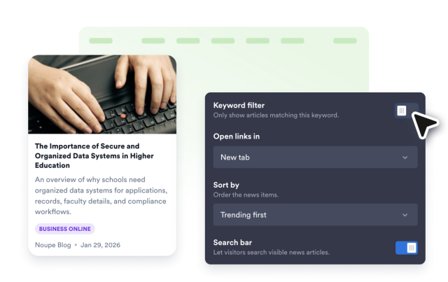 Control Article Details and Clicks