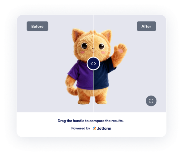 Before and After Slider Widget Features for Websites