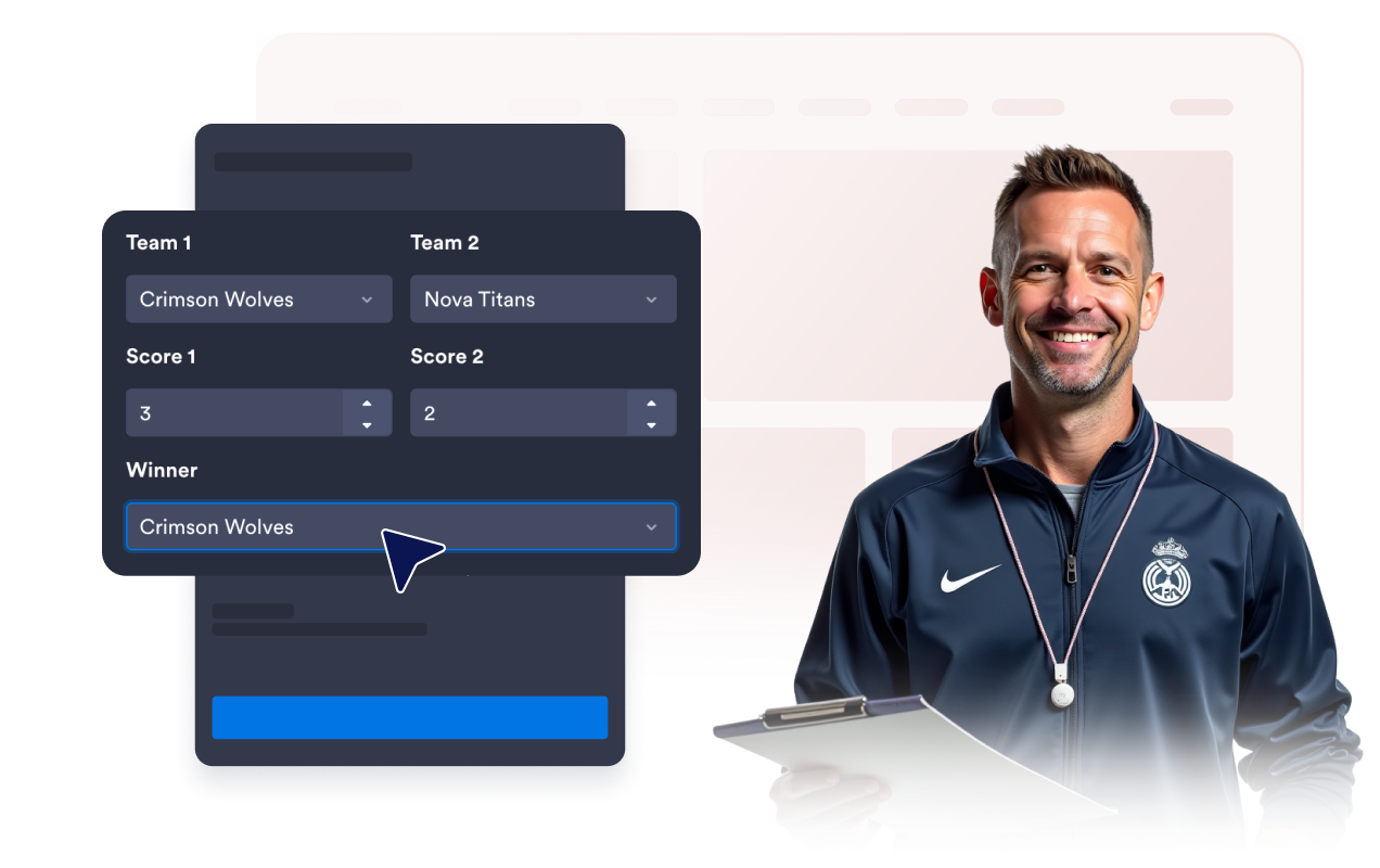 Add scores and winners