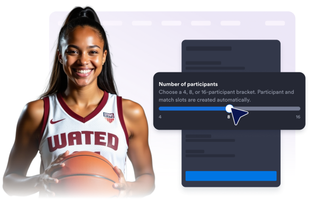 Create Brackets for 4, 8, or 16 Participants