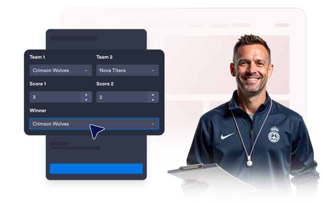 Add Scores and Match Details