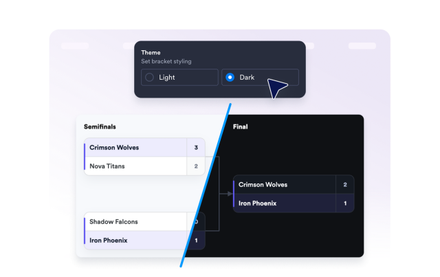 Customize the Bracket Appearance