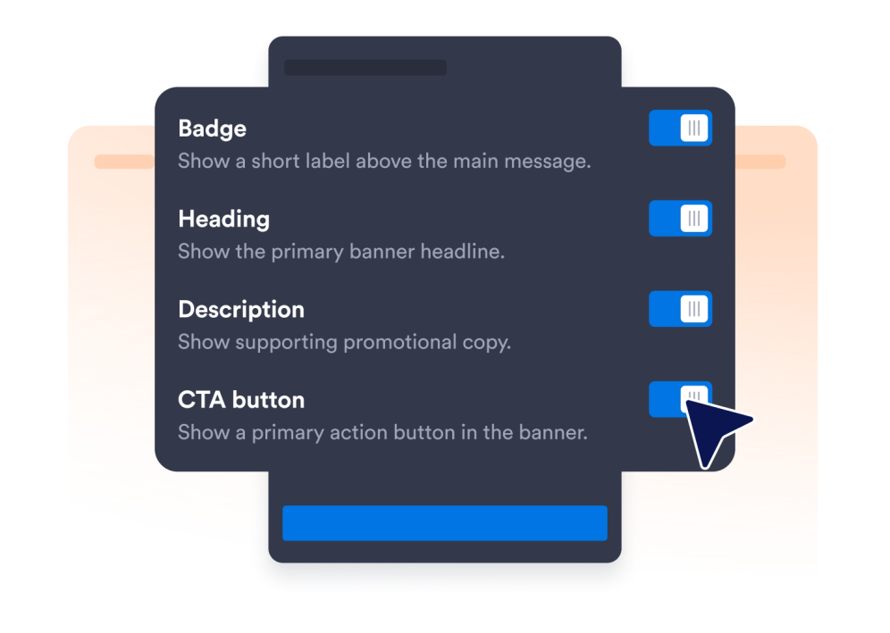 Choose widget elements
