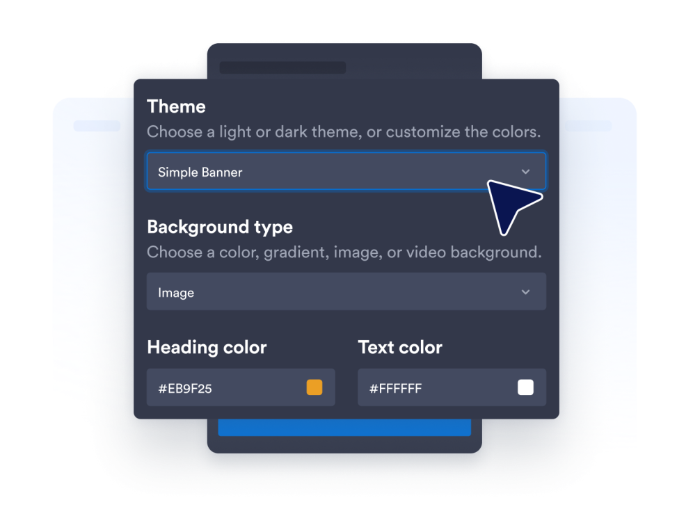 Customize your widget