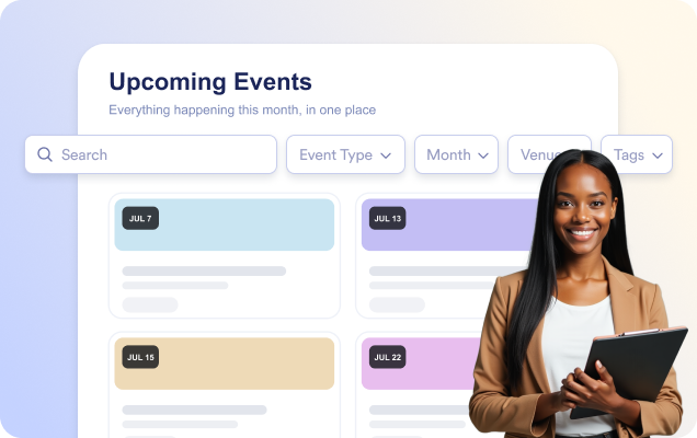 Help visitors find the right event faster