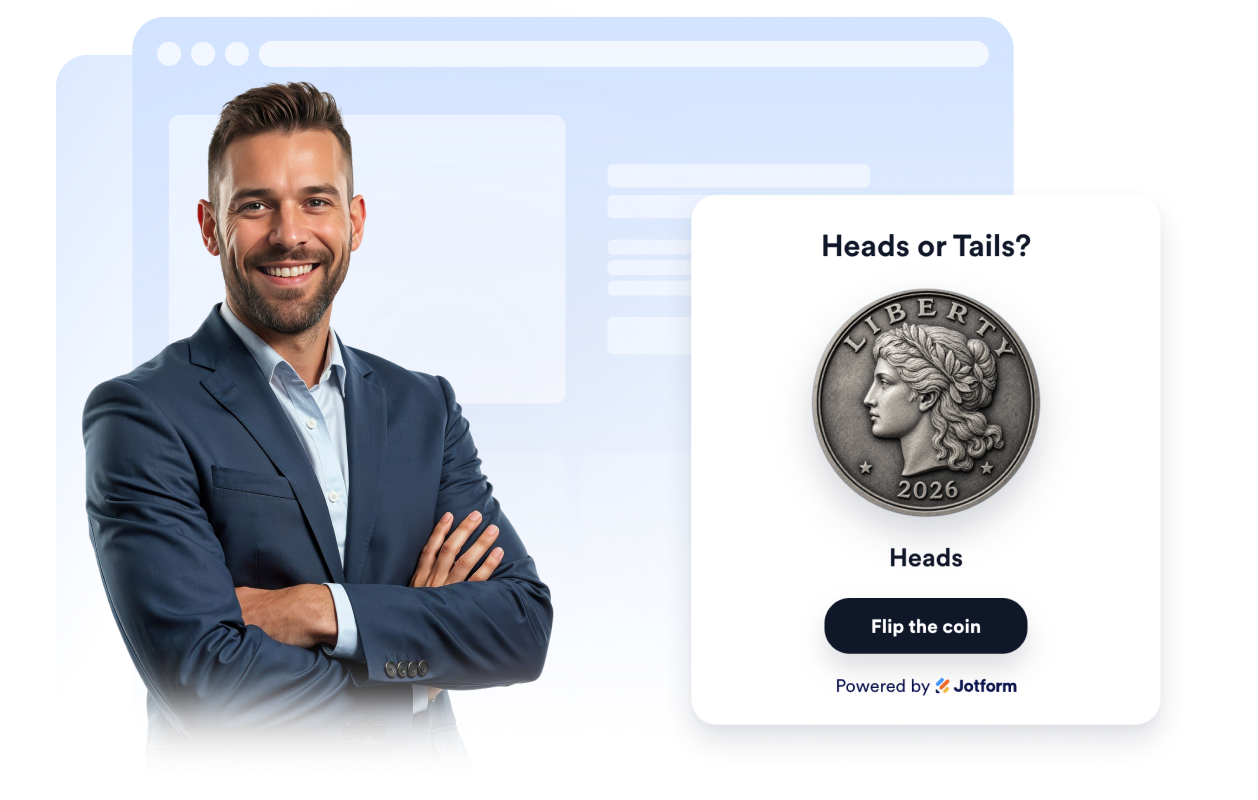 Flip heads or tails with 3D motion