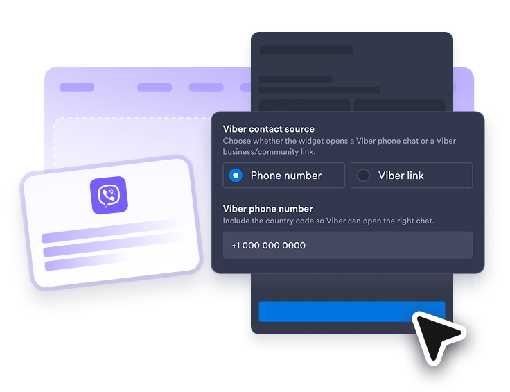 Connect your Viber contact