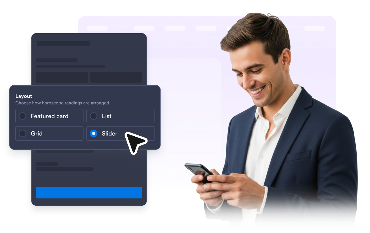 Fit seamlessly into any page