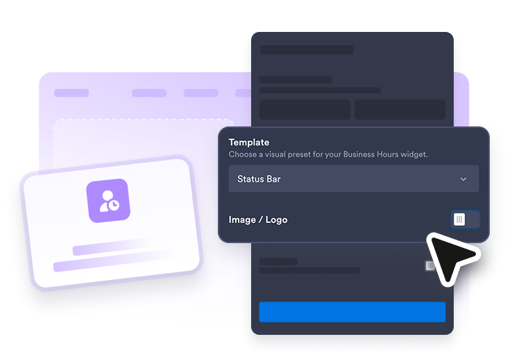 Choose a template and theme