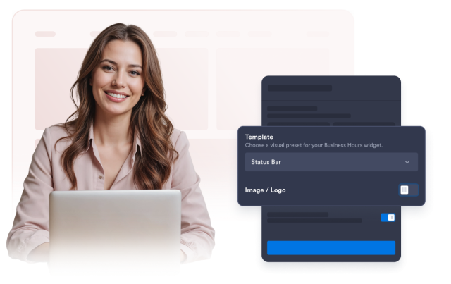 Choose a Template, Image, and Theme