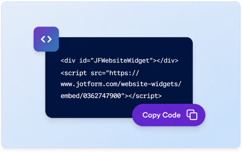 Embed it on your website