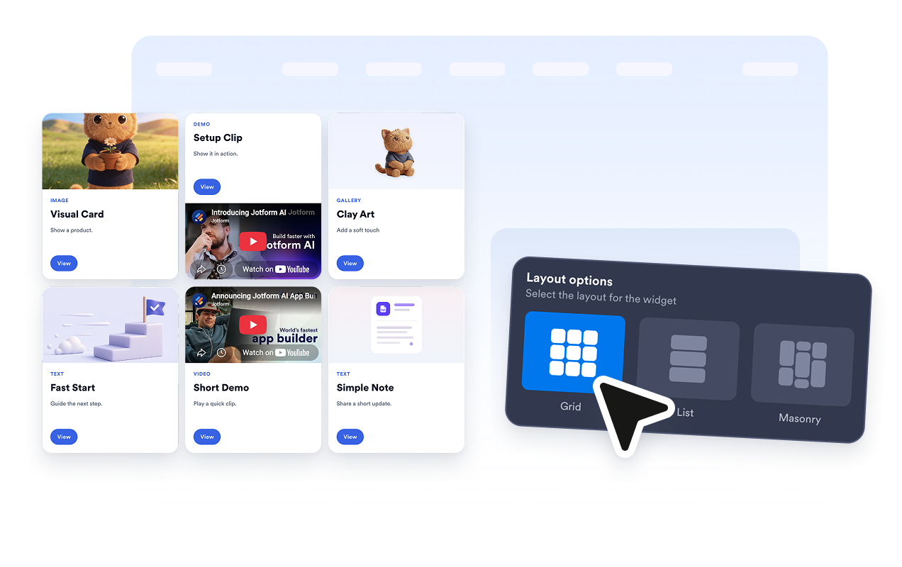 Choose the right page layout