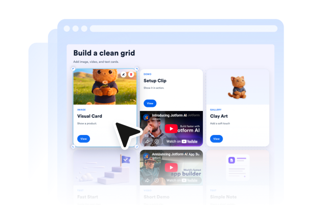Move, Reorder, and Resize Items