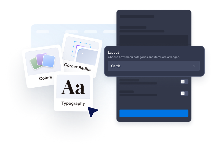 Choose the right menu layout
