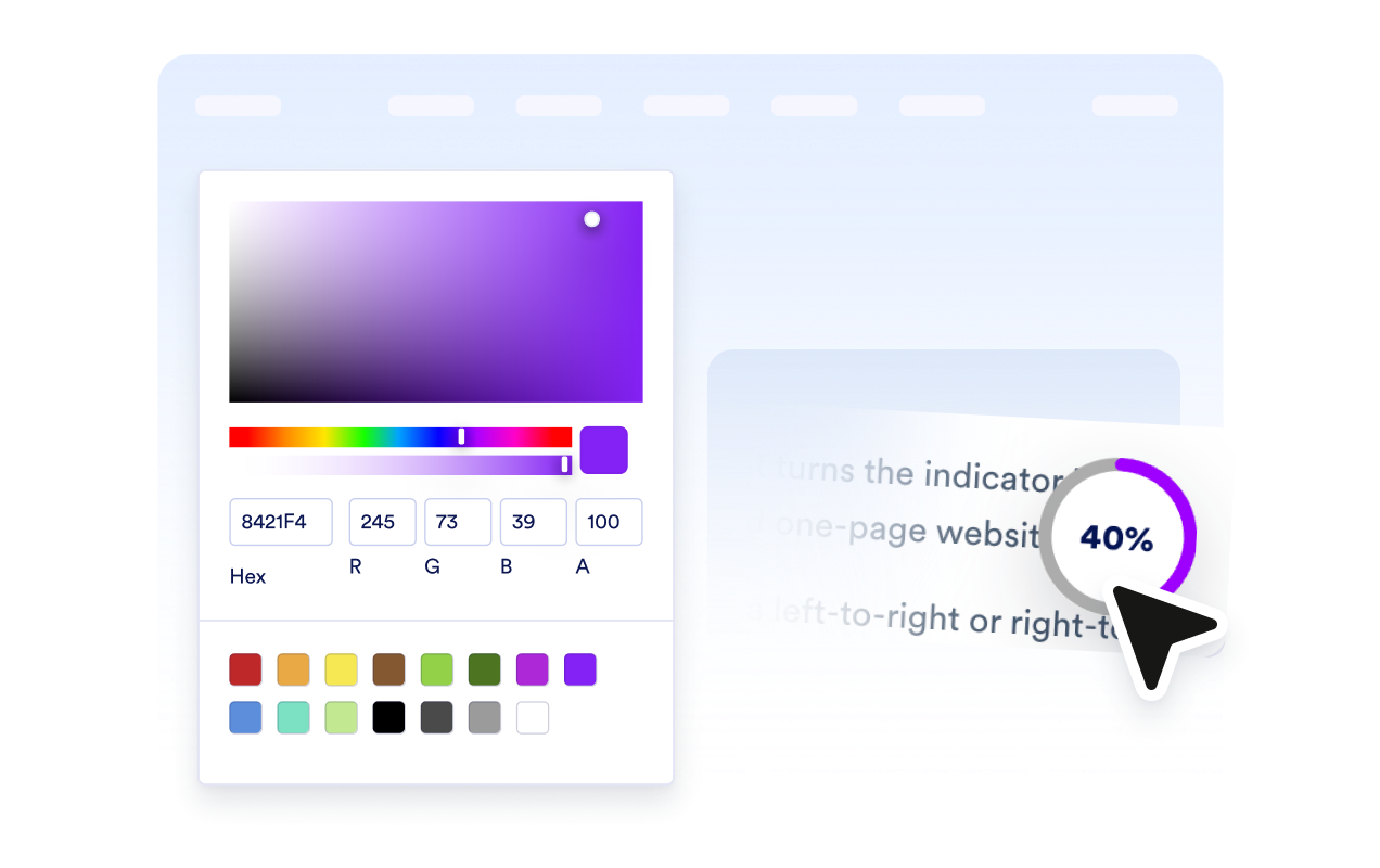 Match your brand colors