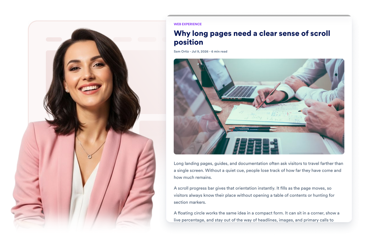 Scroll to top in one click