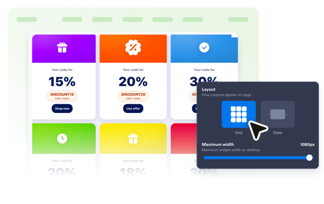 Use Responsive Grid or Slider Layouts