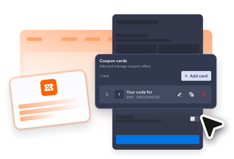 Add your coupon offers