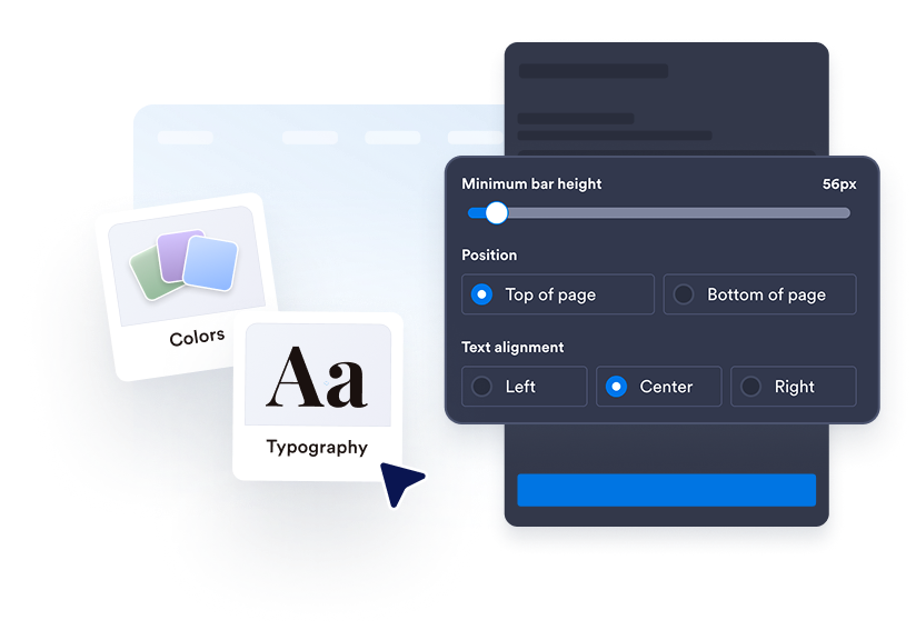 Choose display behavior