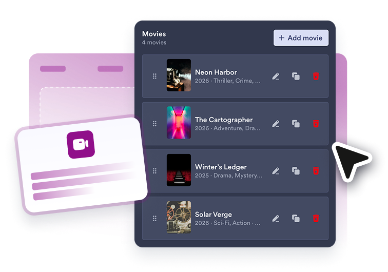 Add movies