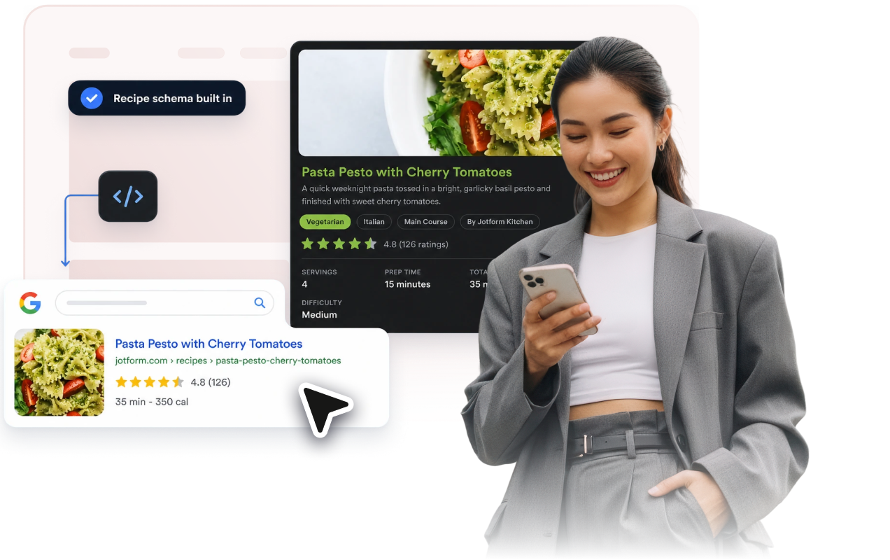 Support recipe discovery