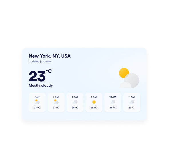 Customize the Layout and Settings of Your Weather Widget Features