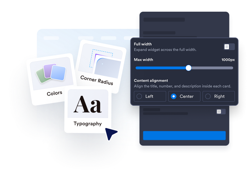 Customize your counter