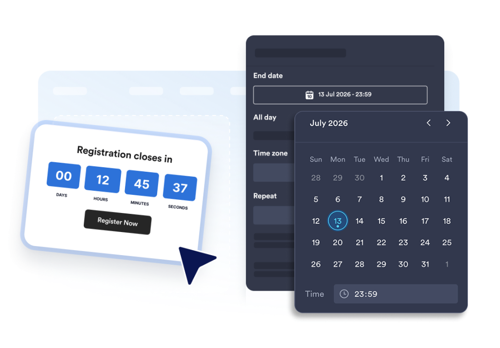 Set up the countdown timer