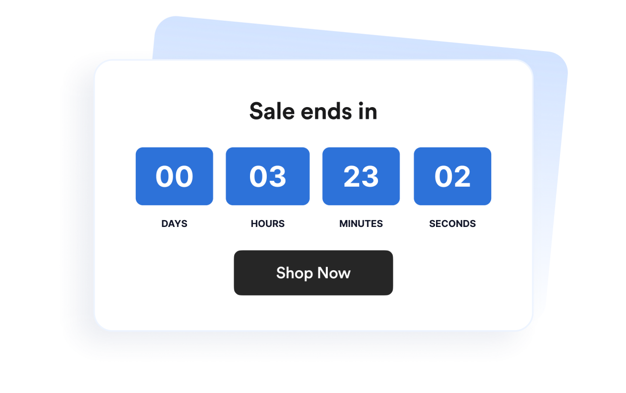 Count down to a specific date and time