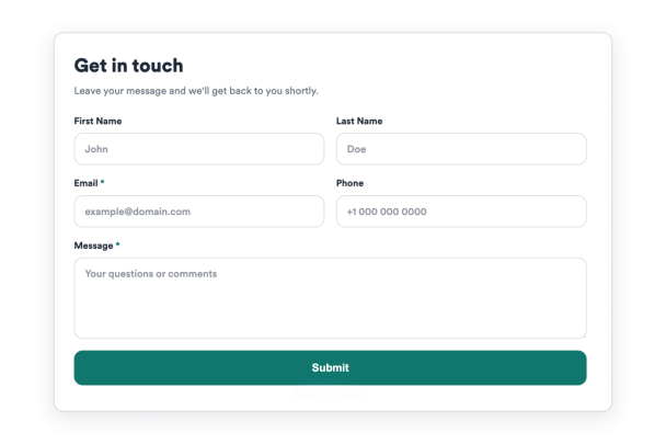 Create Your Own Contact Us Widget in Seconds for Your Website