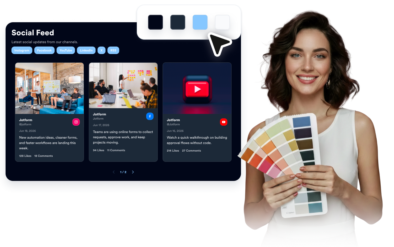 Match your website style