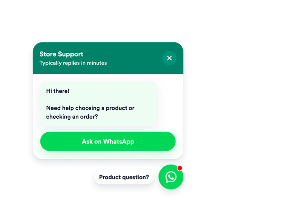 WhatsApp Chat Widget Features for Websites