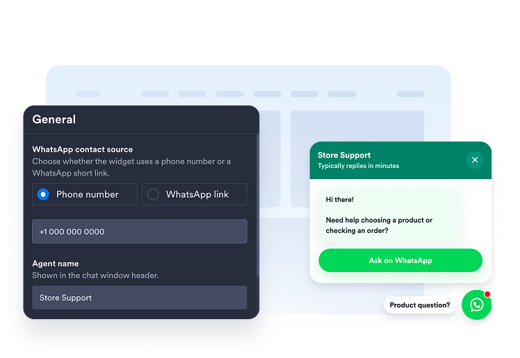 Connect your WhatsApp contact