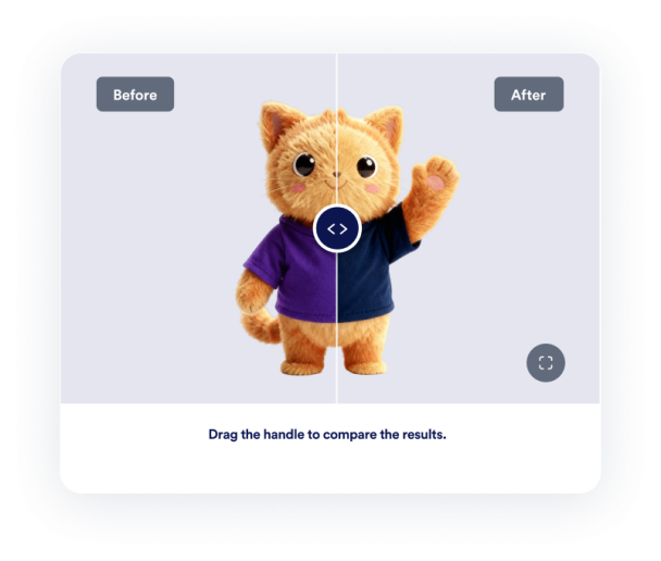 Before and After Slider Widget Features for Websites