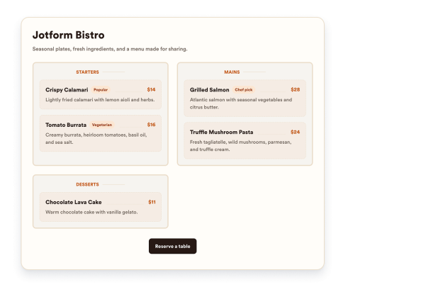 Create Your Own Menu Widget in Seconds for Your Website
