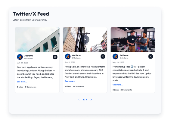 Customize your Twitter/X Feed for any page