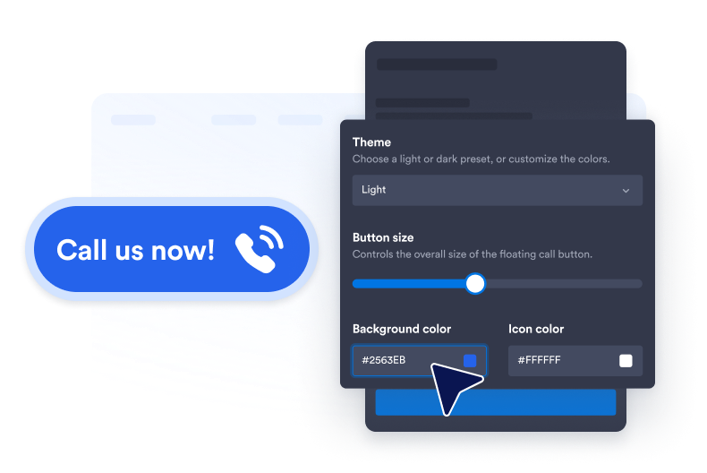Customize the button style