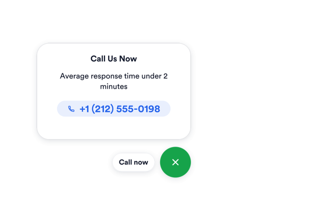 Create a Click to Call Widget for Your Website in Seconds