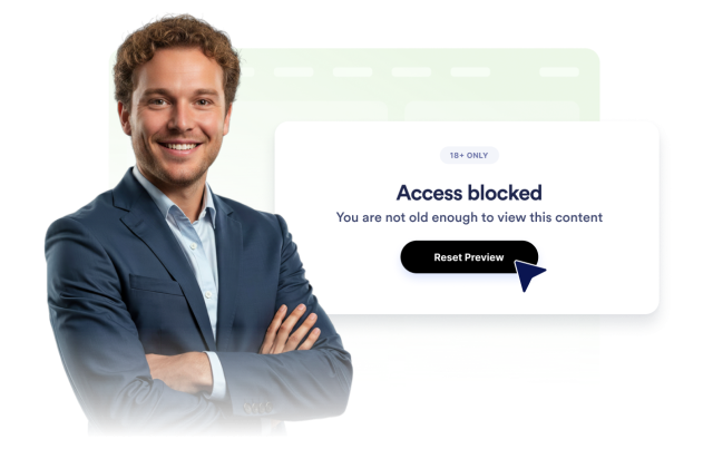 Control Underage Access and Page Targeting