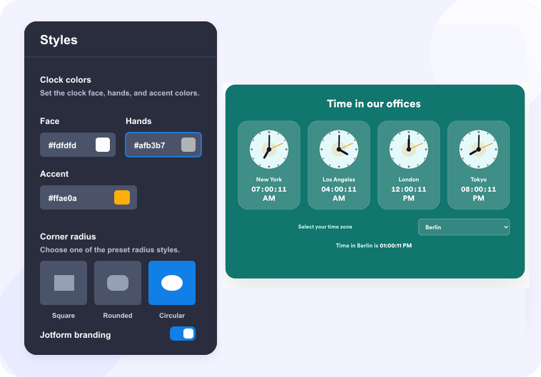Customize layout and style