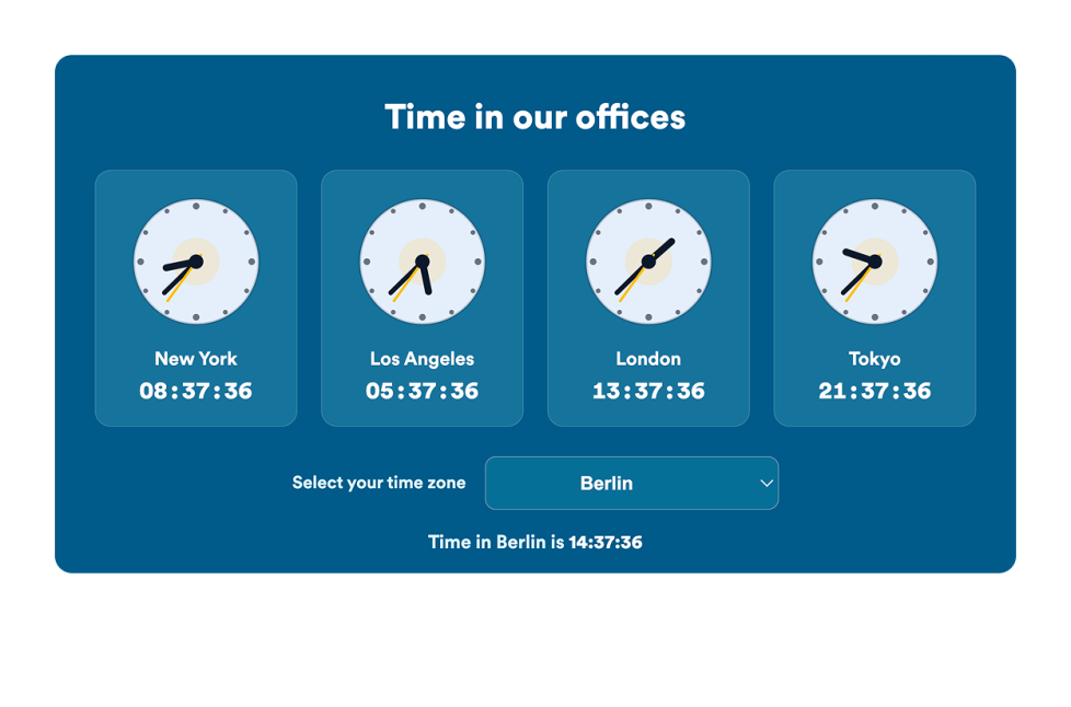 Clock Widget