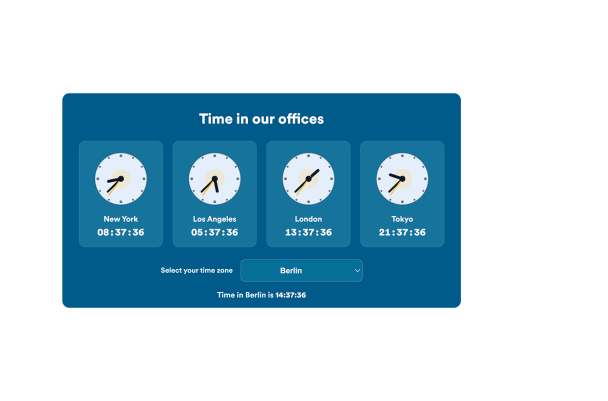 Create Your Own Clock Widget in Seconds for Your Website