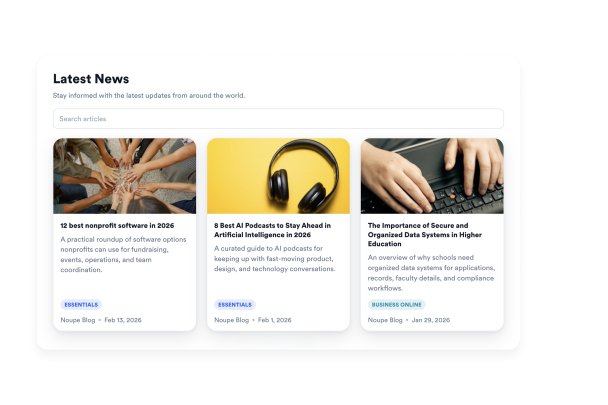 Build a Polished News Feed for Any Website