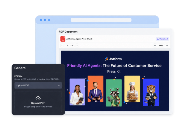 Add your PDF source