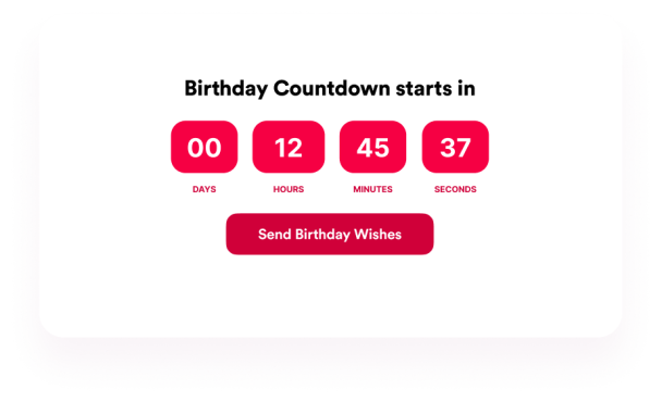 Create Your Own Birthday Countdown Widget in Seconds